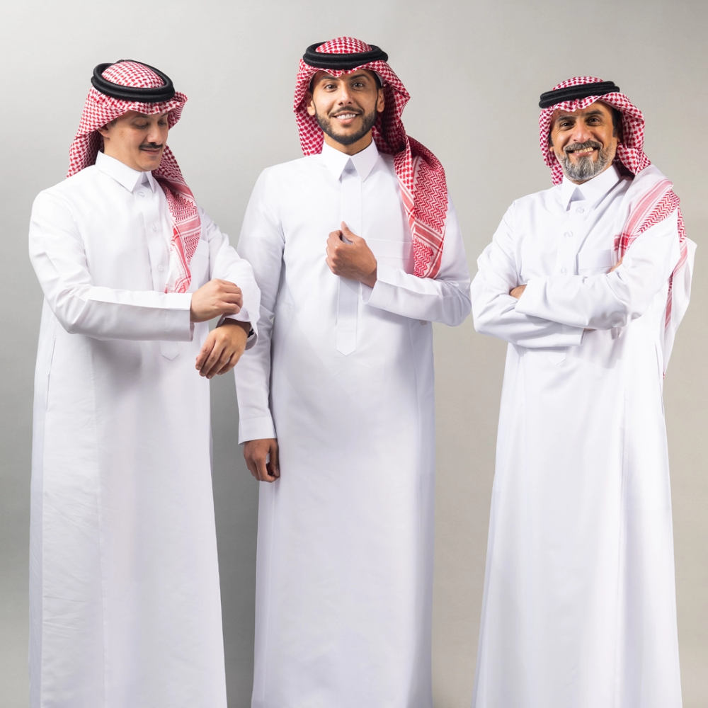 باقة الفخامة 3 قطع أقمشة من التميمي - Luxury Fabric Bundle 3 Pieces Altamimi