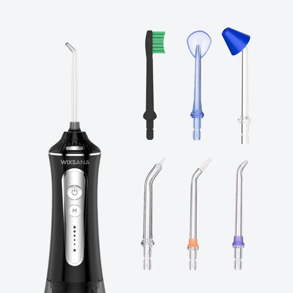 ويكسانا خيط الاسنان المائي بـ 6 رؤوس 300 ملم - Wixsana Water Flosser
